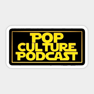 Pop Culture Podcast Logo Sticker